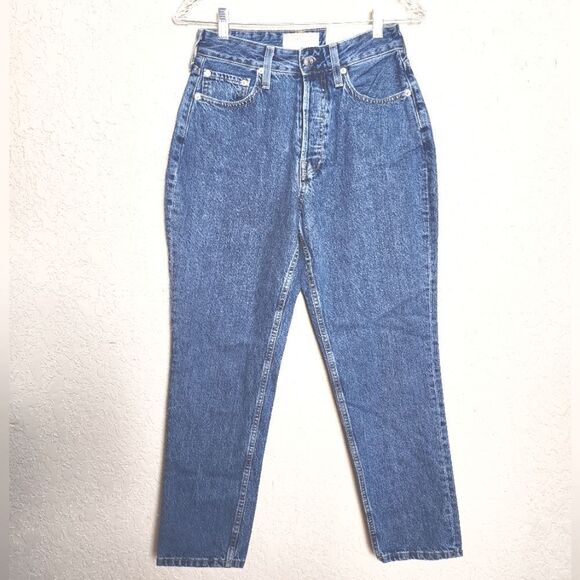 Everlane The Curvy 90's Cheeky Straight Jean Northridge Blue Size 27 - Picture 2 of 9